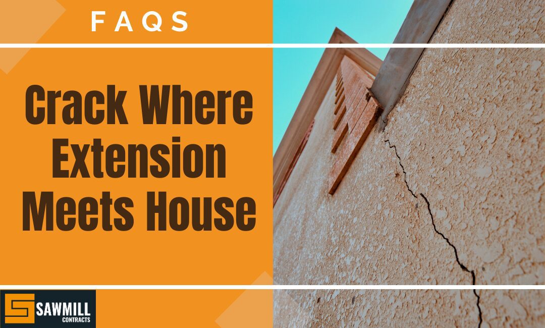 Crack Where Extension Meets House